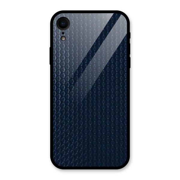 Blue Pattern Glass Back Case for XR